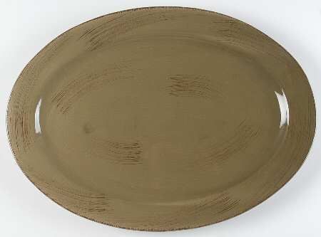 Sonoma Olive 18" Oval Serving Platter