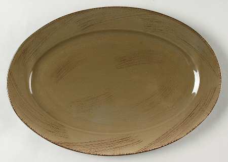 Sonoma Olive 12" Oval Serving Platter