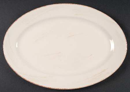 Sonoma Ivory 12" Oval Serving Platter