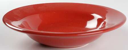 Sonoma Red Large Rim Soup Bowl