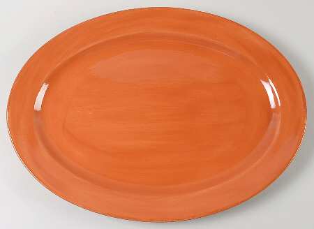 Sonoma 2 Terra Cotta 18" Oval Serving Platter