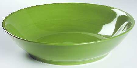 Sonoma 2 Green 13" Large Salad Serving Bowl