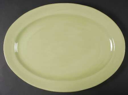 Sonoma 2 Light Green 18" Oval Serving Platter