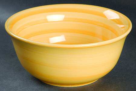 Swirl Yellow Coupe Cereal Bowl