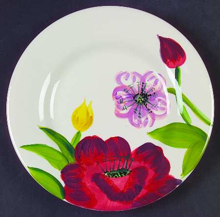 Simply Flower Salad Plate