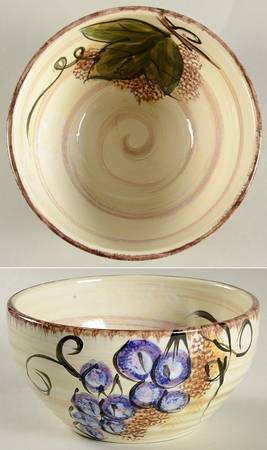 Vintage Cabernet Coupe Cereal Bowl