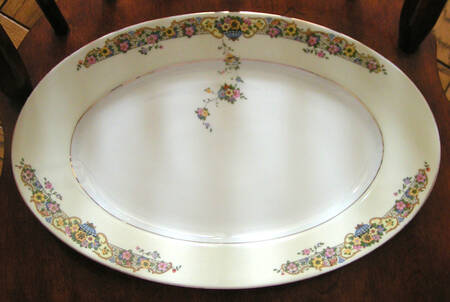 THO375 15" Oval Serving Platter