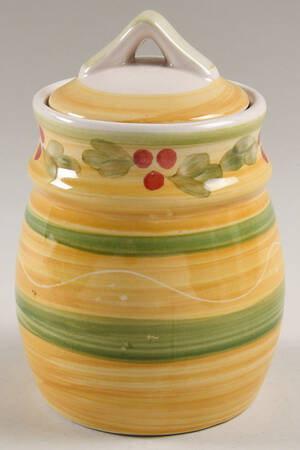 Country Berry Small Canister & Lid