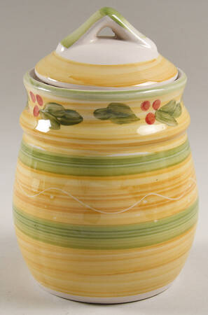 Country Berry Medium Canister & Lid