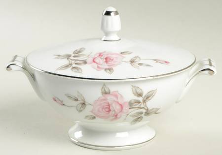 Spring Rose Sugar Bowl & Lid