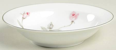 Spring Rose Rim Fruit/Dessert (Sauce) Bowl