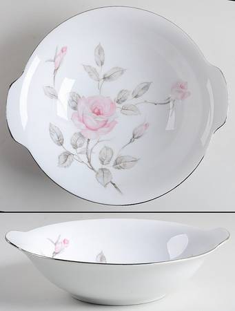 Spring Rose 9" Round Vegetable Bowl