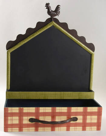 Stonehouse Farm Collection Chalk Board/Memo/Letter Holder