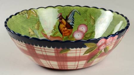 Stonehouse Farm Collection 10" Large Salad Serving Bowl
