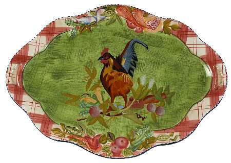 Stonehouse Farm Collection 18" Oval Serving Platter