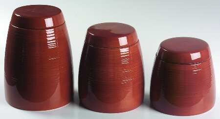 Portofino Terra Cotta (3 Piece) Canister Set (Box Set)
