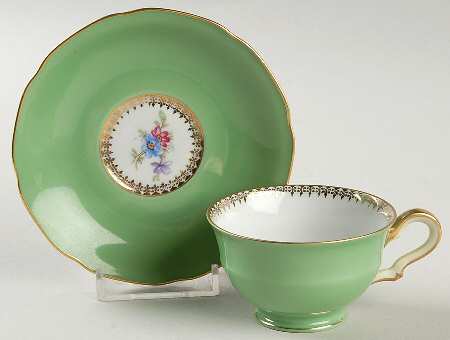 828-0 Footed Demitasse Cup & Saucer Set