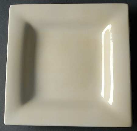Espana Vanilla Square Salad Plate