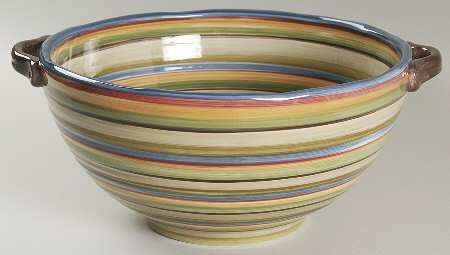 Los Colores 9" Salad Serving Bowl
