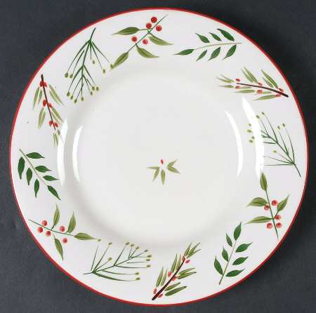 Winter Sprig Salad Plate