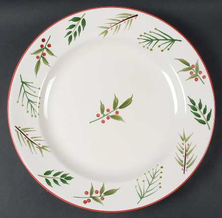 Winter Sprig 13" Chop Plate (Round Platter)