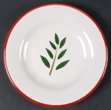 Winter Sprig Appetizer Plate