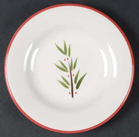 Winter Sprig Appetizer Plate