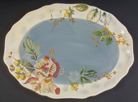 Amourette 16" Oval Serving Platter