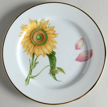 Tiffany Flowers Salad Plate