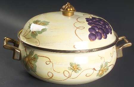 Vino 4 Quart Metal Stew Pot