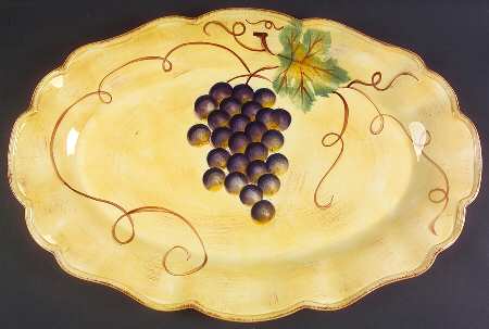 Vino 21" Oval Serving Platter