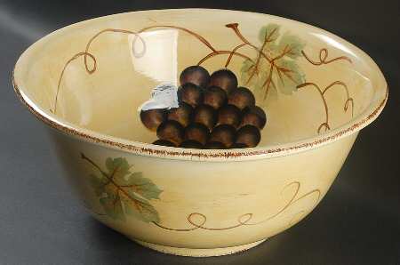 Vino 15" Round Deep Bowl