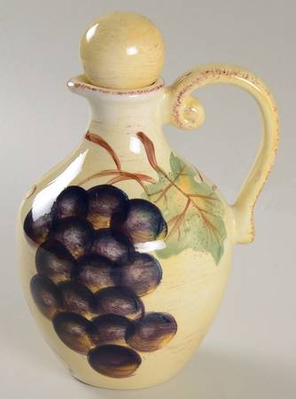 Vino Oil Or Vinegar Cruet and Stopper