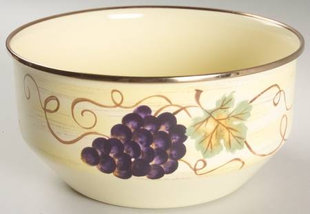 Vino 7" Metal Bowl