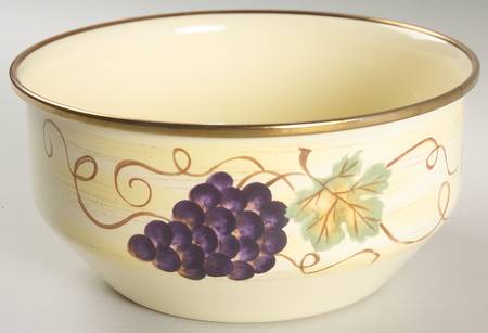 Vino 6" Metal Bowl