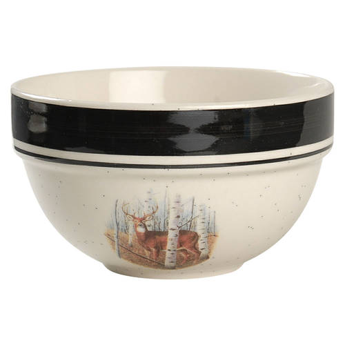 White Tail Deer Coupe Soup Bowl