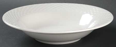 Basket Wreath Large Rim Soup Bowl