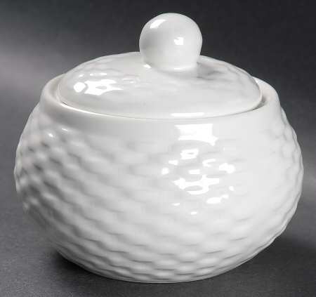 Basket Wreath Sugar Bowl & Lid