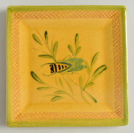 Olive Square Salad Plate