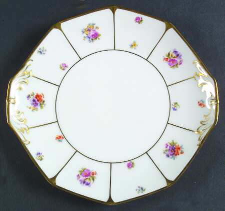 TIR454 Handled Cake Plate
