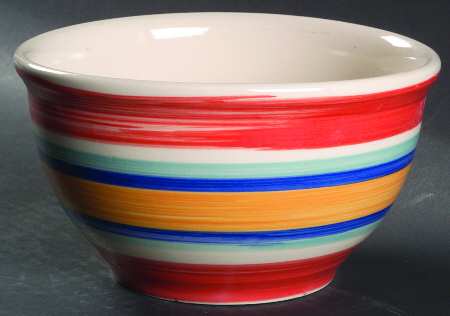 Water Color Red (Round) 7" Mixing Bowl
