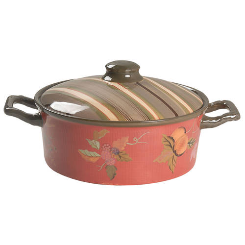 Octavia Hill Garden 2 Qt Round Covered Casserole