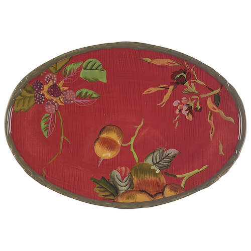 Octavia Hill Garden 15" Oval Serving Platter