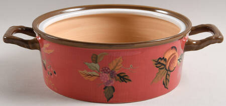 Octavia Hill Garden 2 Qt Round Covered Casserole No Lid