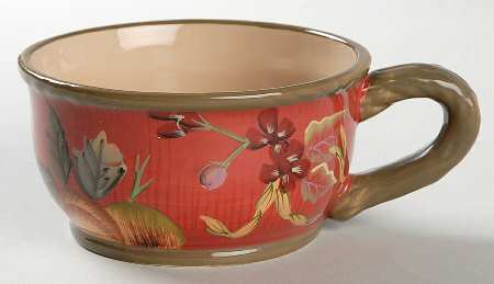 Octavia Hill Garden Cup for Individual Teapot & Lid with Cup
