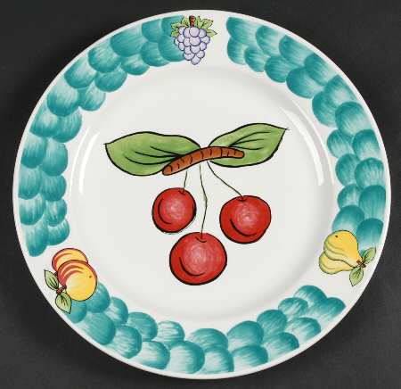 Italian Fruit Dinner Plate