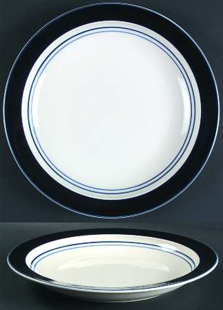 Kitchen Basics Cobalt (Rim Shape) Dinner Plate