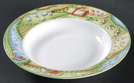 Farm Large Rim Soup Bowl