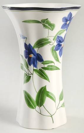 Clematis 9" Trumpet Vase
