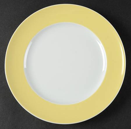 Sunny Day Pastel Yellow Salad Plate